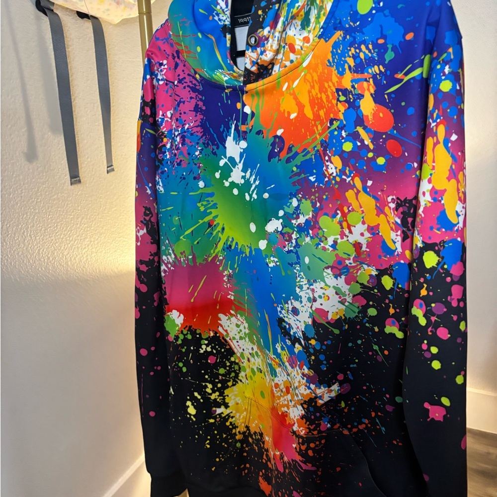 Colorful Splatter Hoodie